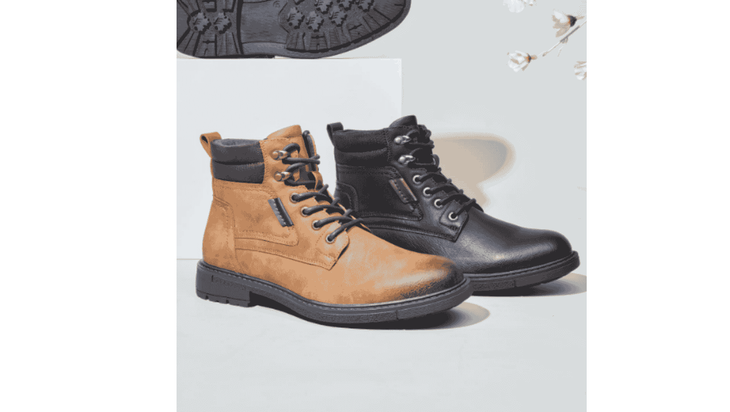 Botines Urbanos de Cuero Sintético