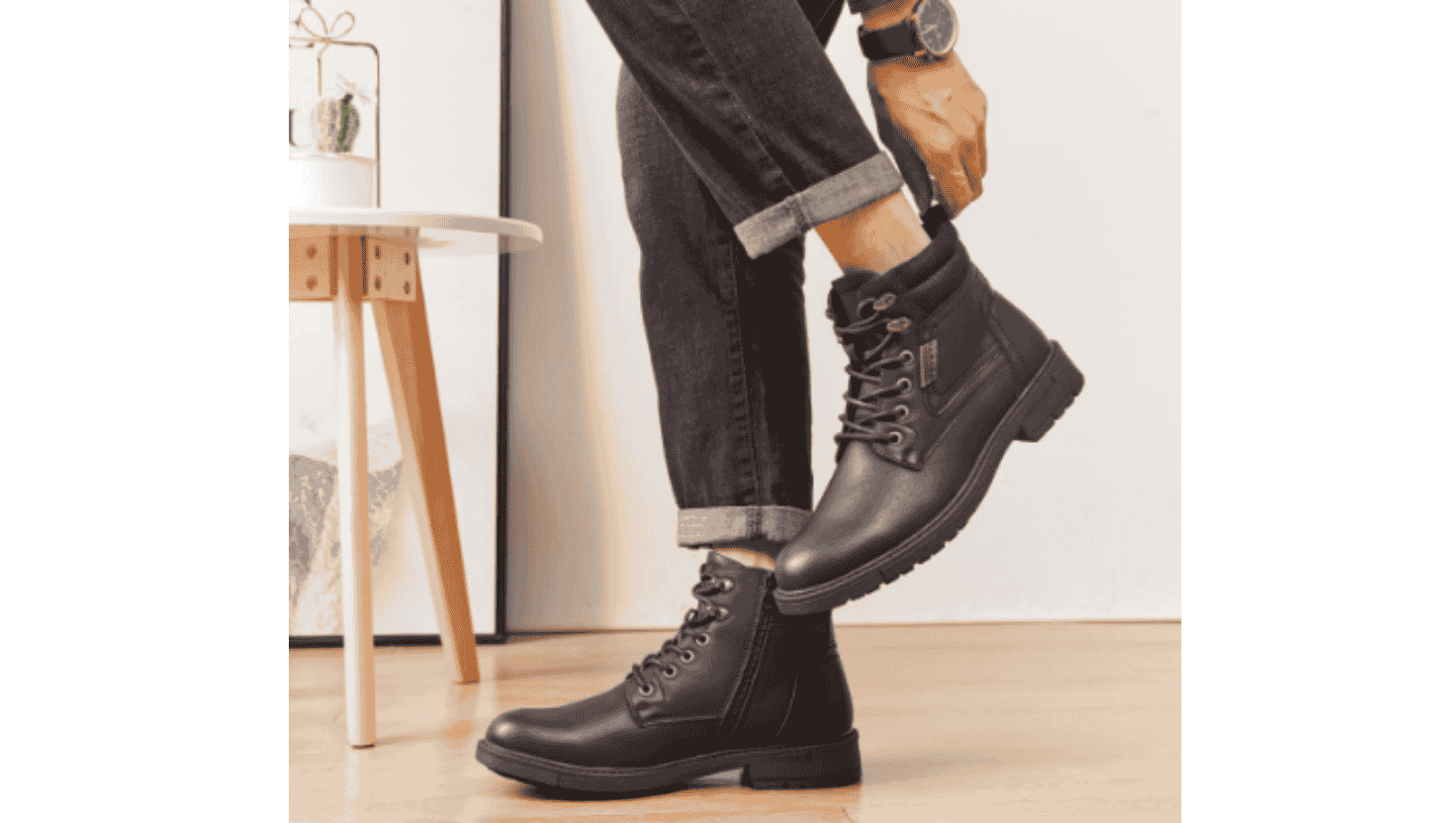 Botines Urbanos de Cuero Sintético - Imagen 3